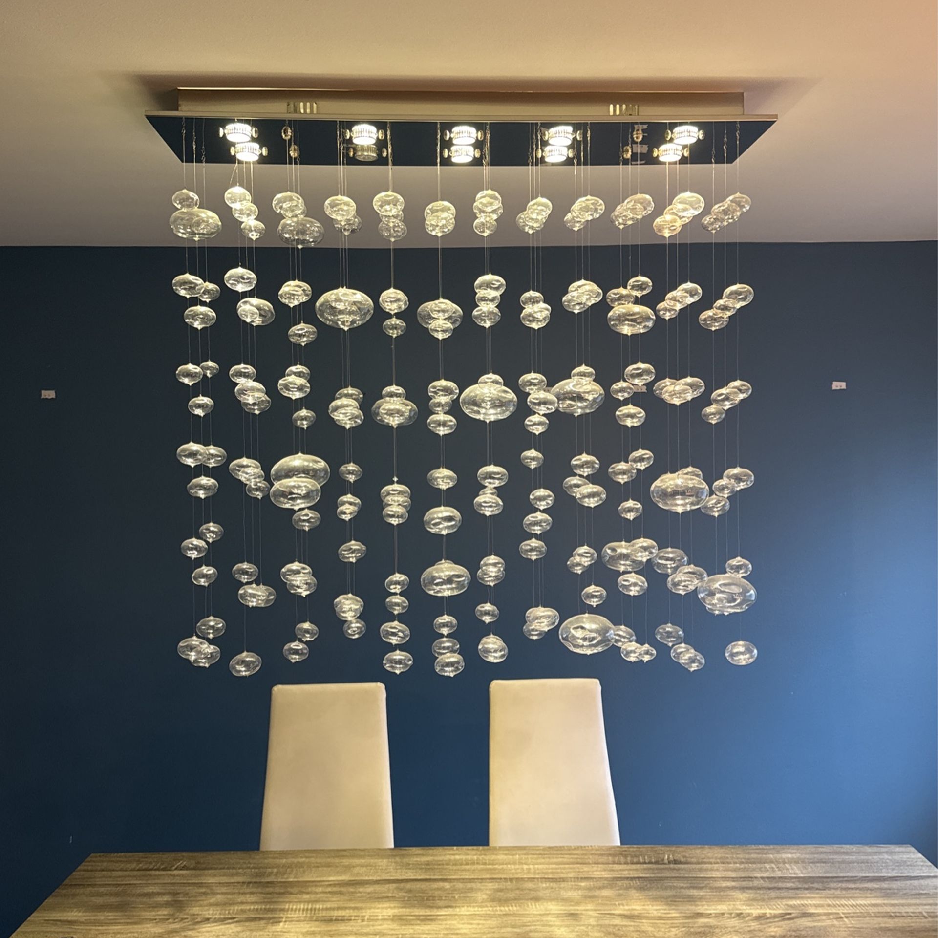 Waterfall Bubble Chandelier