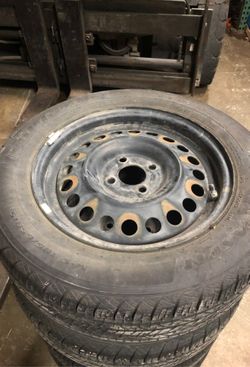 2012-2019 Nissan Vera one rim and tire 185/65 R15