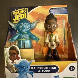Young Jedi Kai Brightstar And Yoda 