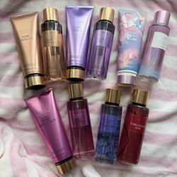 Original Victoria's Secret's creams and splash