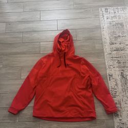 Nike Red Performance Hoodie – Lightweight Athletic Fit 