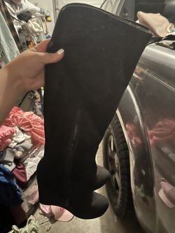 Black Wedges Boots