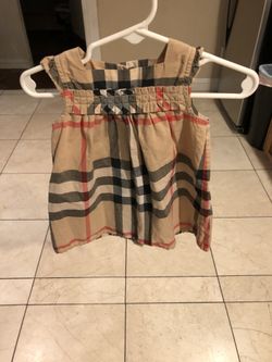 Burberry dress infant 6 months $60