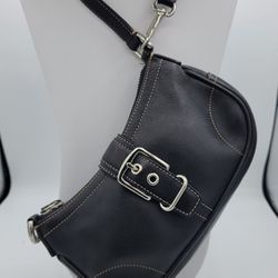 coach mini shoulder bag black