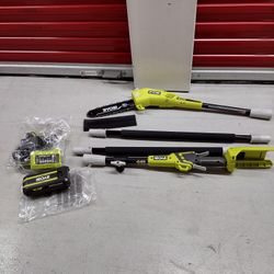 Ryobi Polesaw 40v Comes With Battery And Charger 