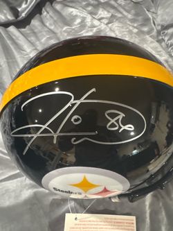 Hines Ward Signed Steelers Full Size Authentic Helmet Fanatics COA NFL Auto