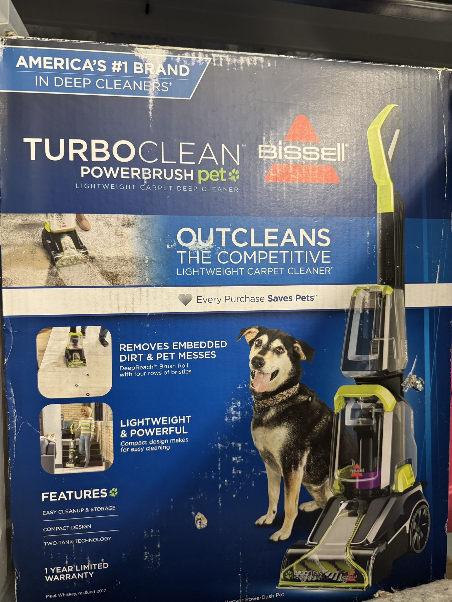 Bissell Turbo Clean Power Brush Pet Carpet Cleaner