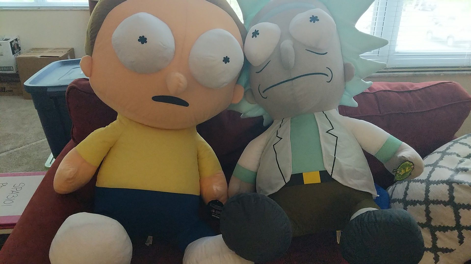 Big rick and 2024 morty plush