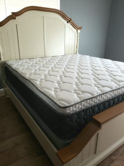 NEW KING PILLOW-TOP MATTRESS AND BOX SPRING - 3PC