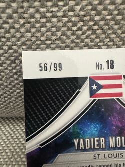 Yadier Molina Panini Prizm Global Reach Baseball Card