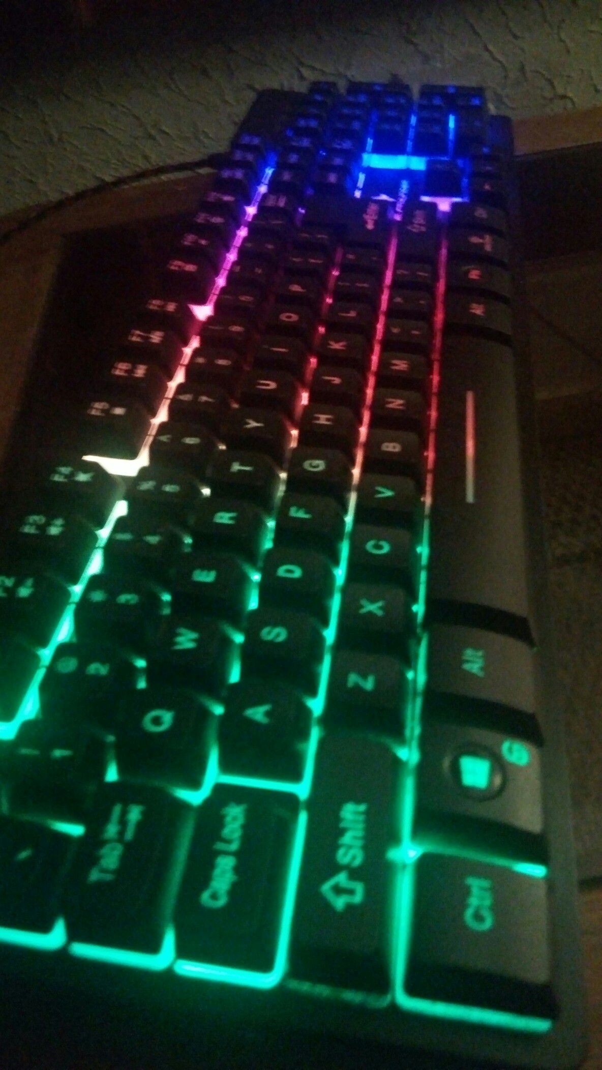 LED Multicolored Wired Gaming Keyboard