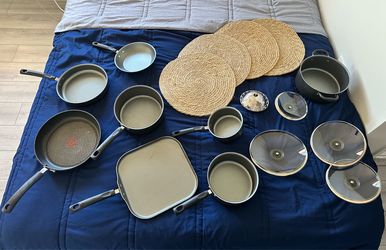 Complete Kitchen Set - Pots, Pans & Lids