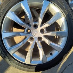 19" OEM Cadillac Wheels And New Tires