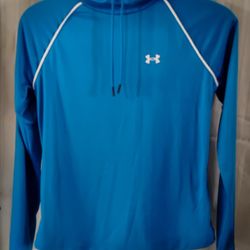Under Armour Women's Velocity Hoodie Pullover – Medium – Photon Blue