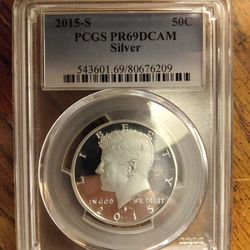 Pcgs DCAM 2015 Kennedy half dollar S