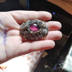 Vintage Ben Amun Amethyst Brooch