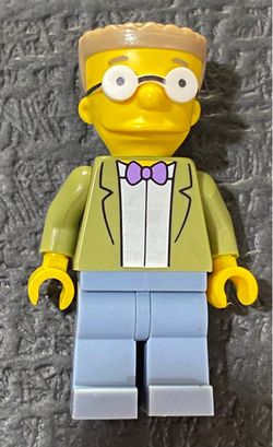 **LEGO The Simpsons Minifigure – Mr. Smithers | Adult Collector-Owned**