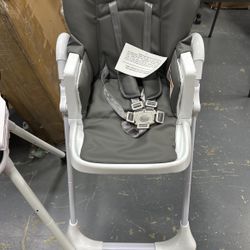 Kinder King Adjustable Height Fold Up High Chair.   Not Tray Just As Pictured