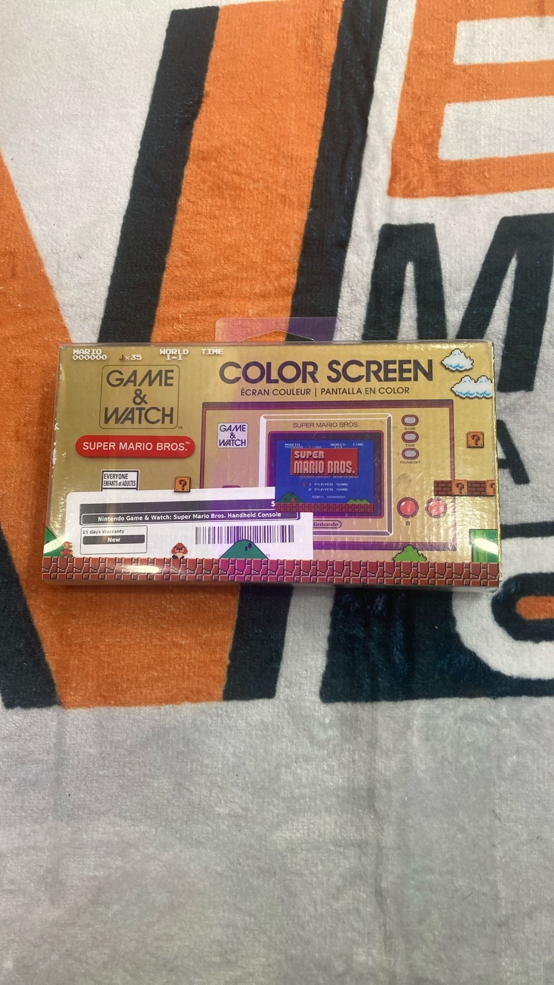 Nintendo Game & Watch :super Mario Brosh Handhel Console