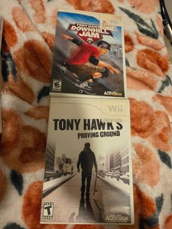 Tony hawk game lot nintendo wii