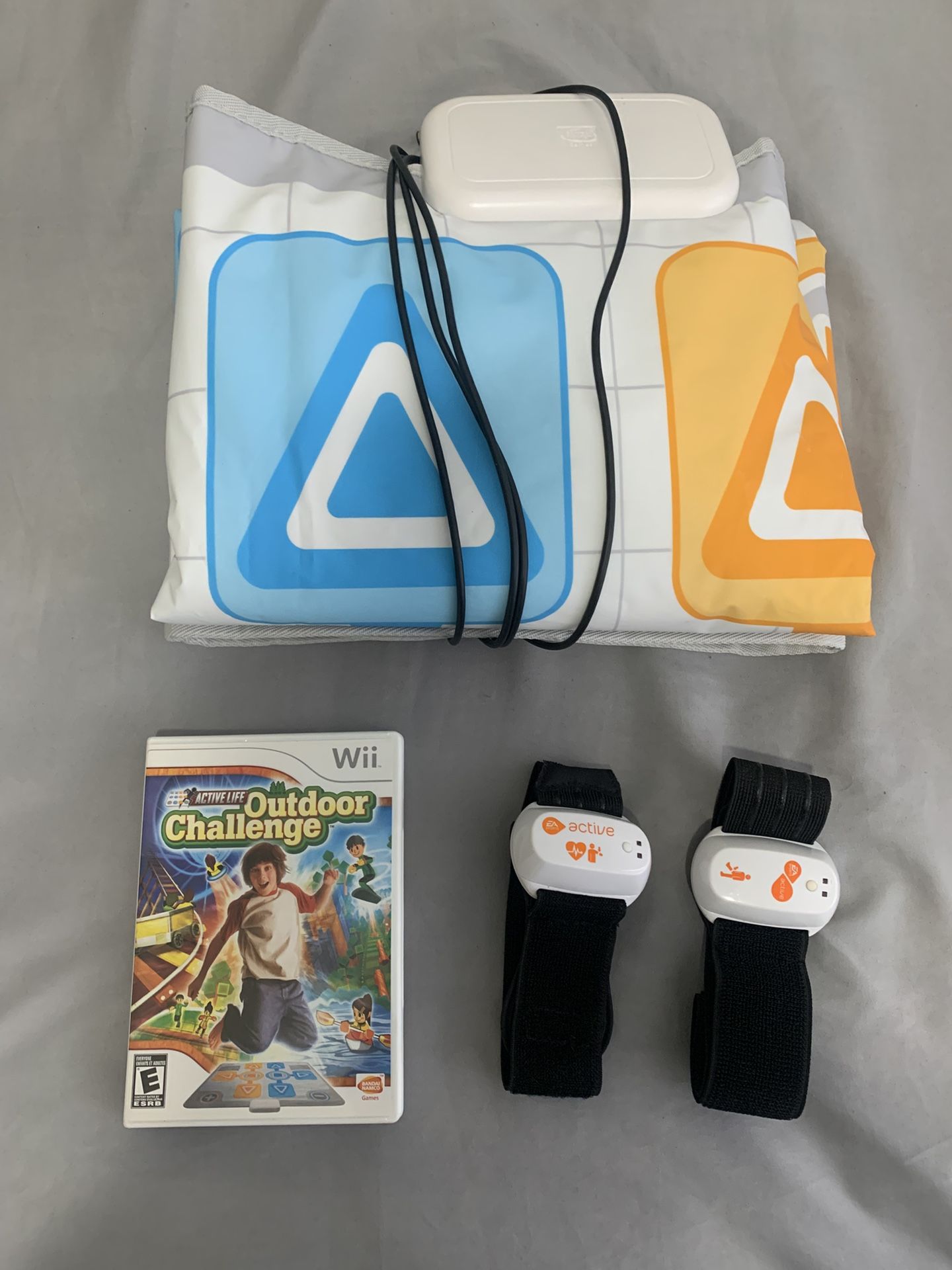 Nintendo Wii Outdoor Challenge Active Life Game & Mat Controller Tested & CLEAN
