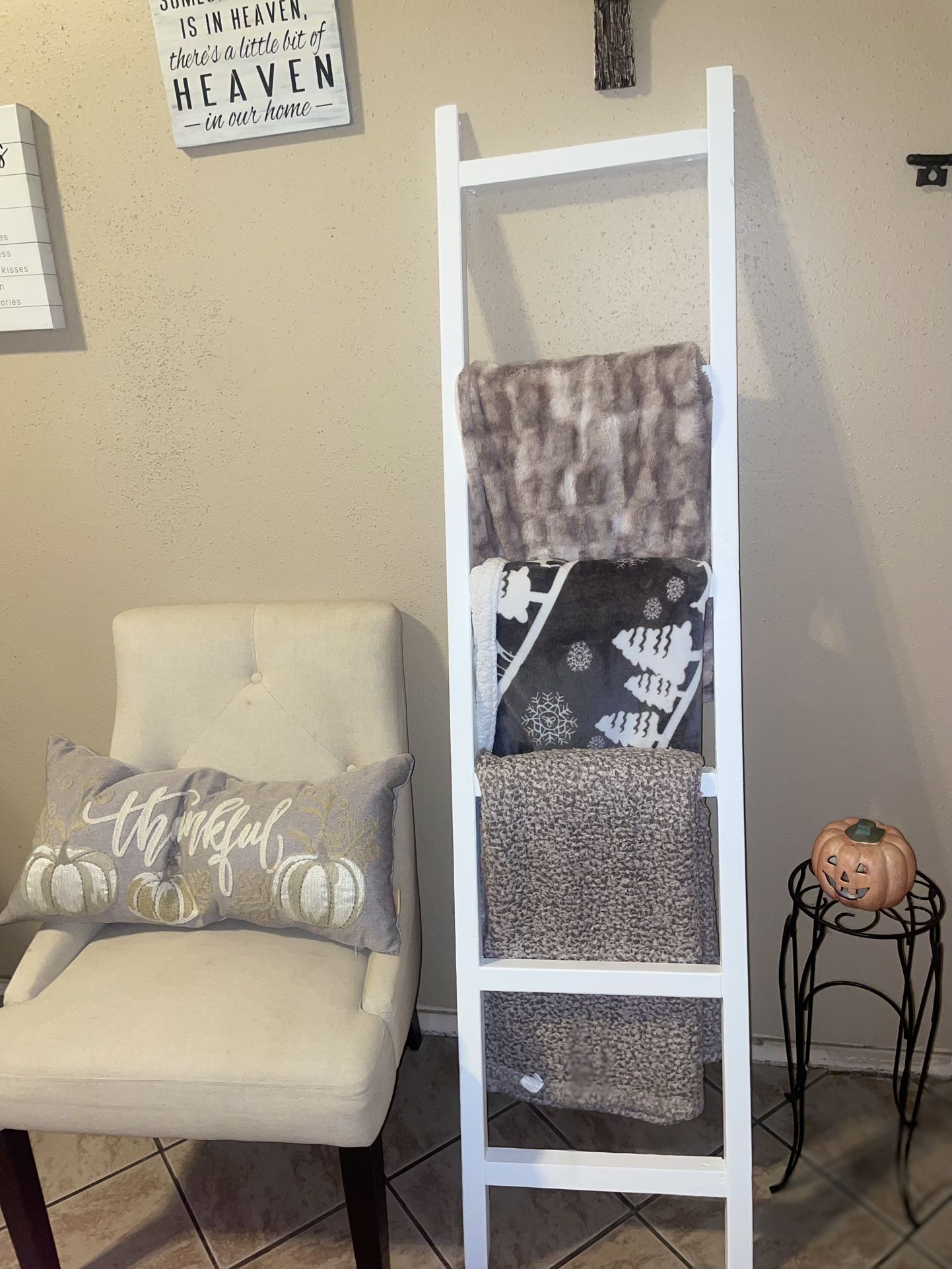 Custom Built Blanket Ladder 