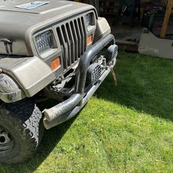 Jeep Wrangler Front And Rear Bumpers 