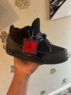 BLACK🐈‍⬛ 3s SIZE10.5