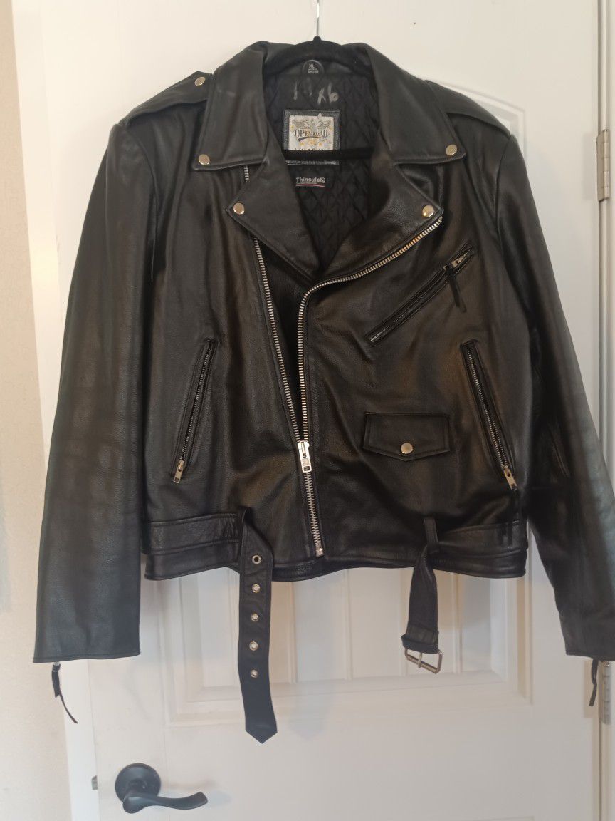 Men's Extra Large Leather Jacket 