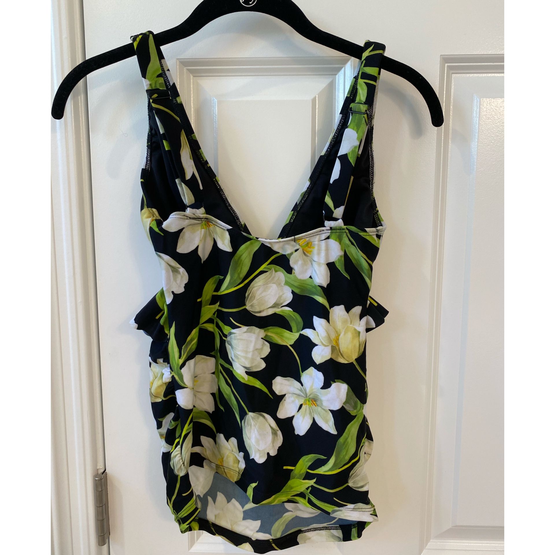 Floral Bathing Suit Top