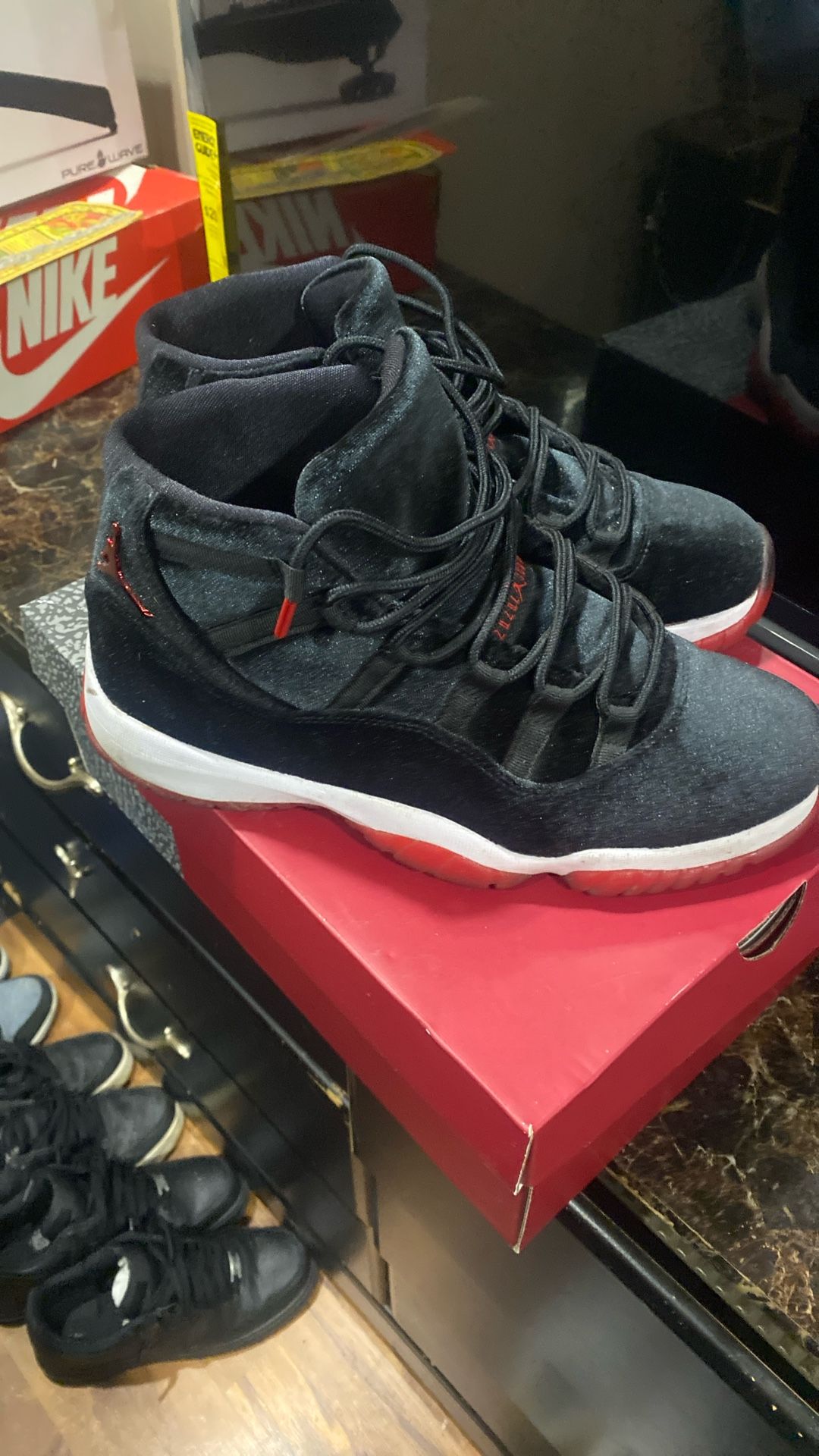Red Velvet Jordan 11s