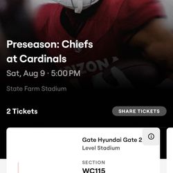 AZ Cardinals Vs KC Chiefs