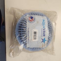 Aquastar 8in Round Drain Cover Blue