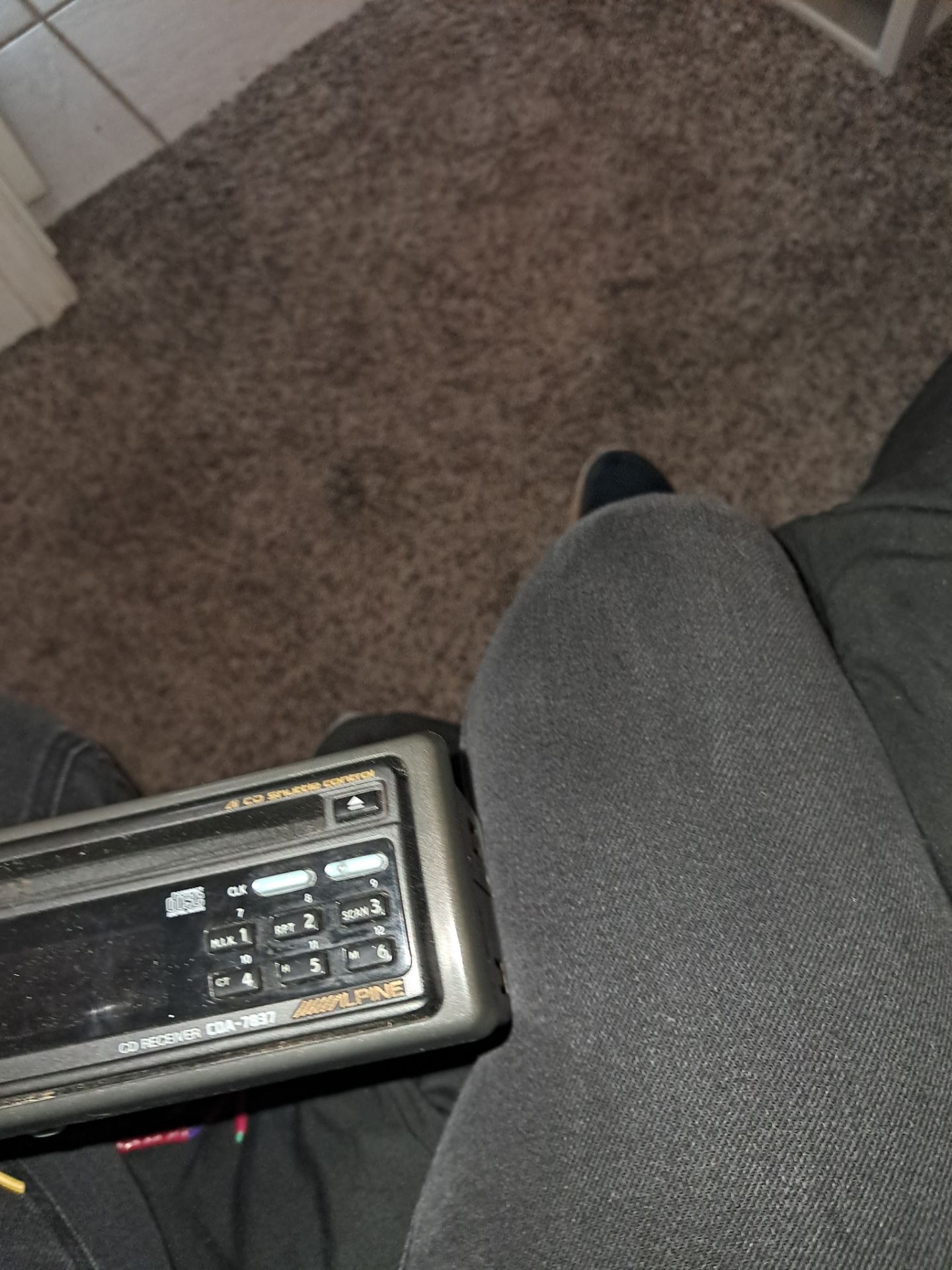 Alpine cd player