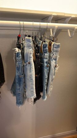 Levi Jean shorts 5 pairs plus a lot more