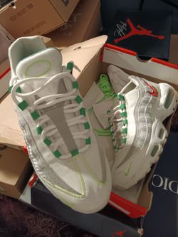 Nike Air Max 95 White Green Sneakers