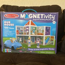 Magnetic Building Doll House