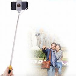 LOOQ Remote Shutter 24" Selfie Stick  for iPhone & Androids Brand New Sealed. Factory Seal has a small seam tear. This is a Looq remote shutter selfie