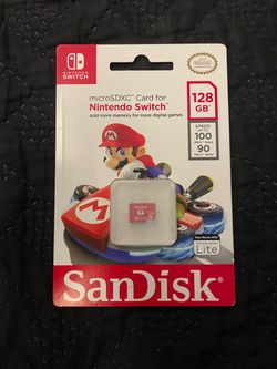 128gb Mario sandisk sd card exclusive
