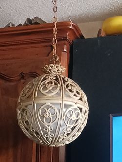 Vintage swag  or pendant lamp
