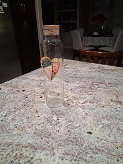  Tall Apothecary Jar. Fill W/ Candy 4 Valentines 