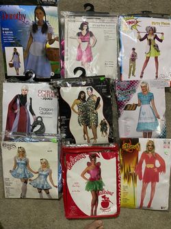 Women’s Halloween Costumes 10.00 Each