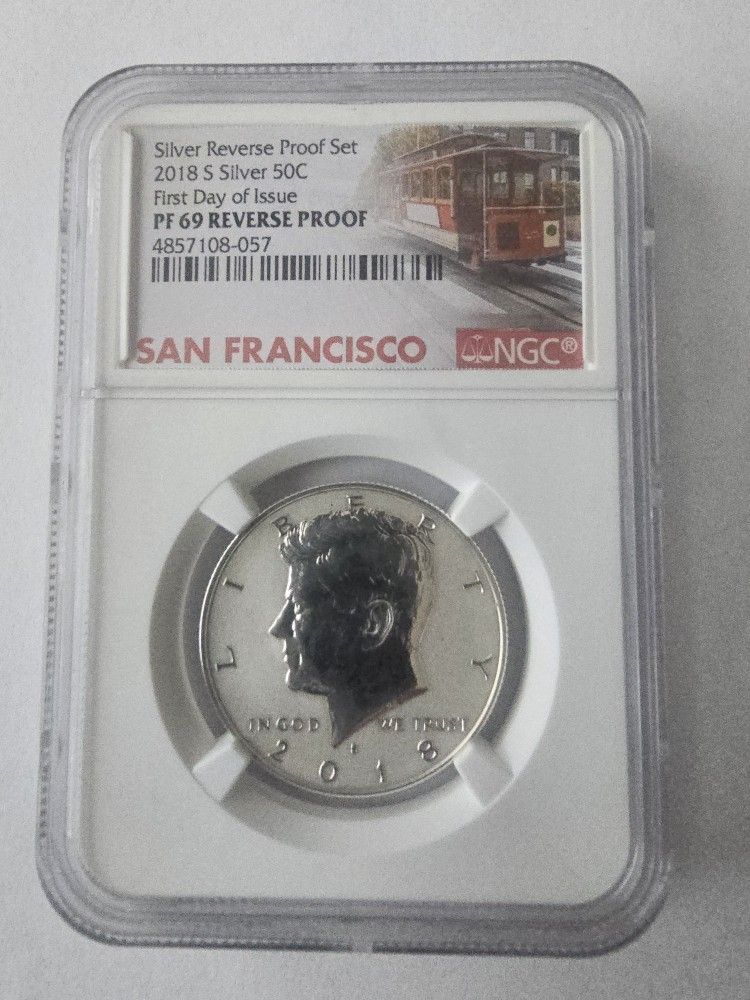 2018 S Kennedy Half Dollar Silver Reverse Proof
