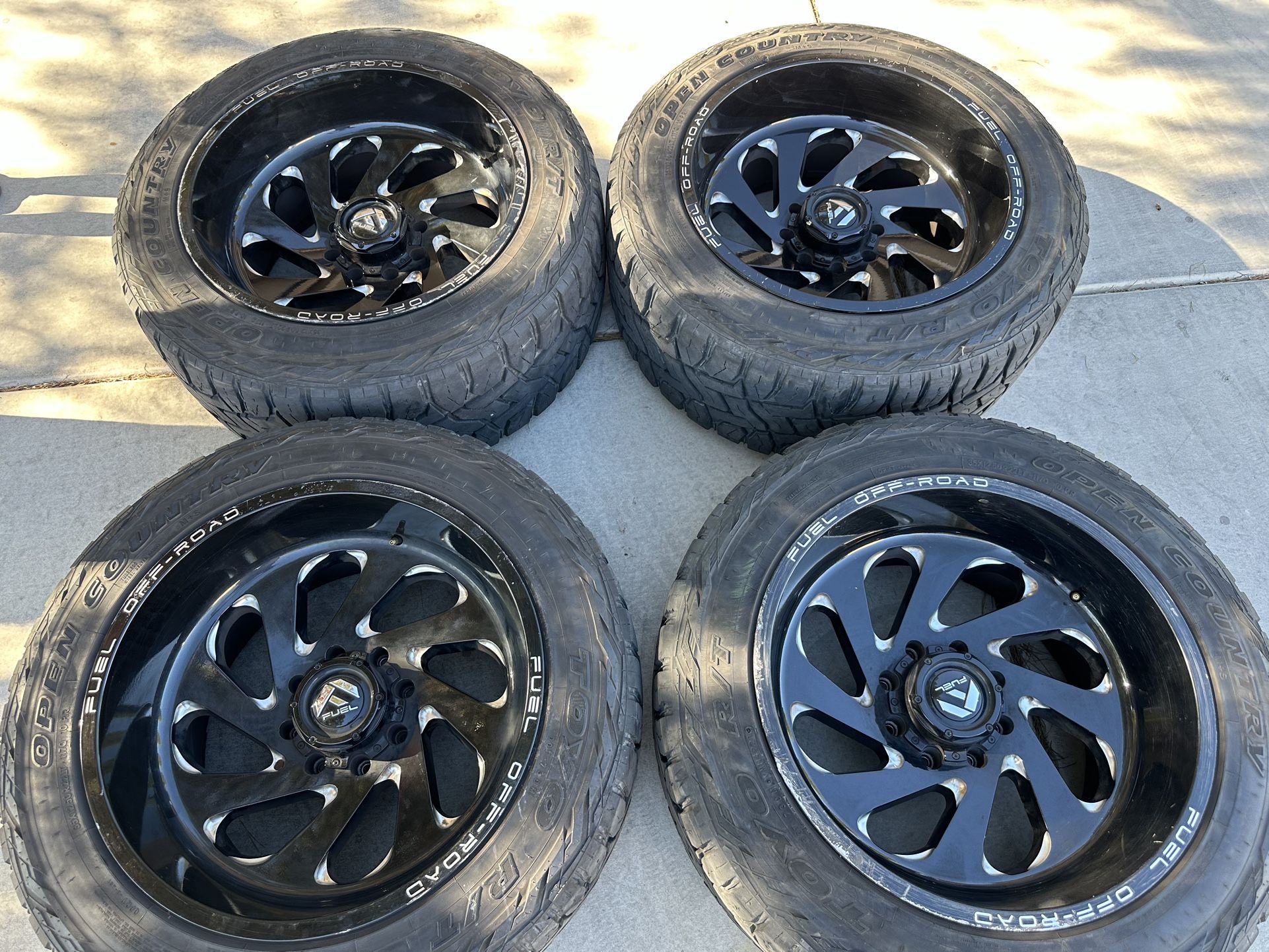 22 Inch Fuel Rims 8 Lug for Sale in North Las Vegas, NV - OfferUp