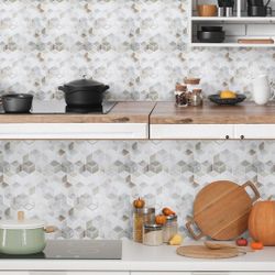 Brand New Peel and Stick Backsplash 3D Wall Tiles (10 tiles in this pack)
