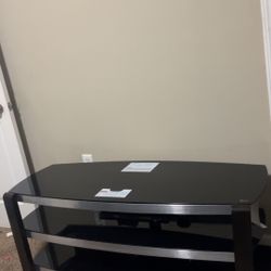 Tempered Glass 3teir Tv Stand