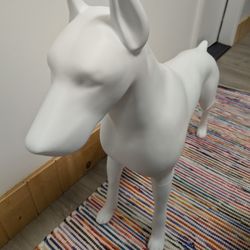 Statue, Guard Dog, Life-Sized Fiberglass Doberman Mannequin