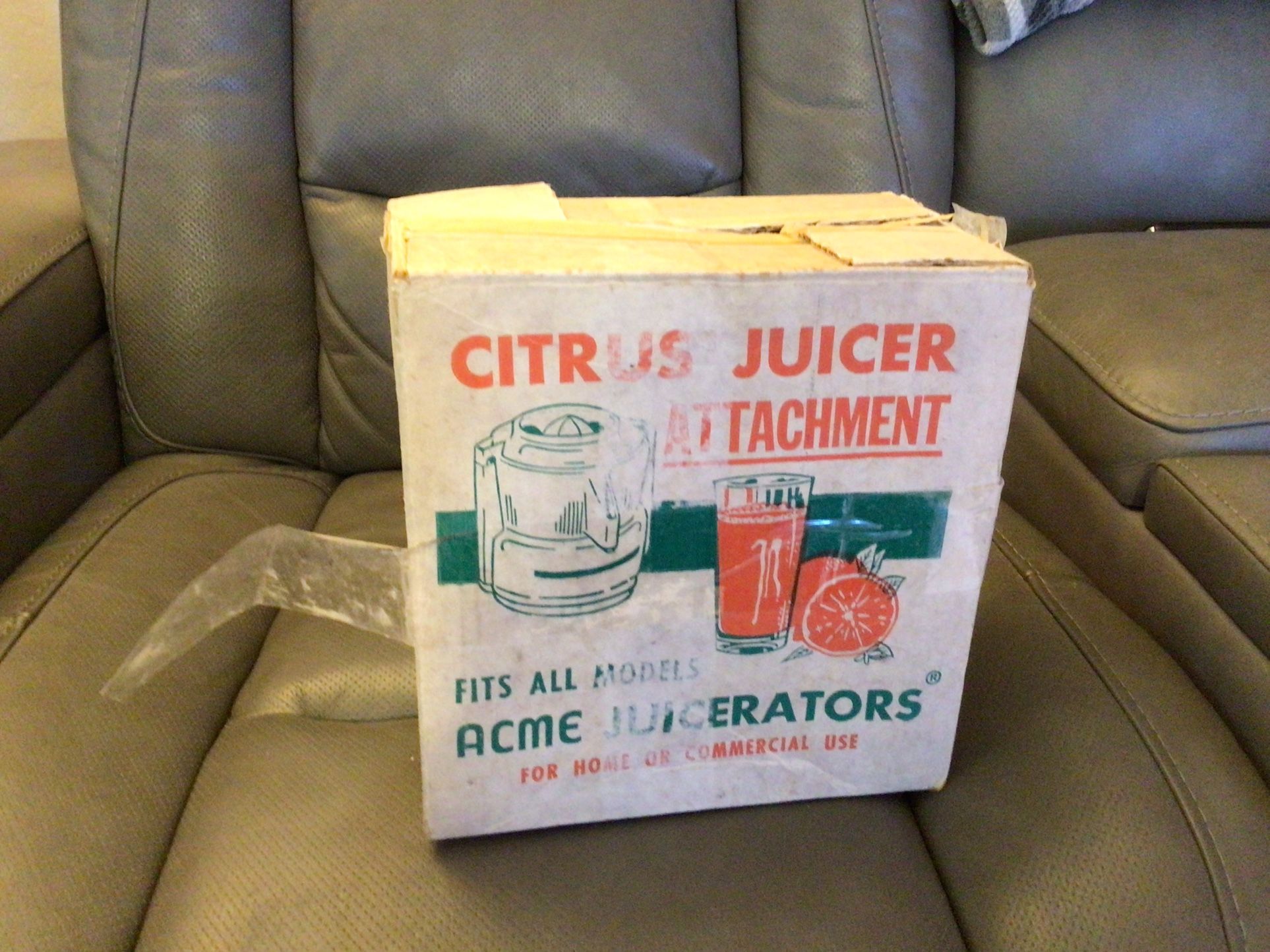 Acme Juicer Fits On The Acme Machine Built To Last