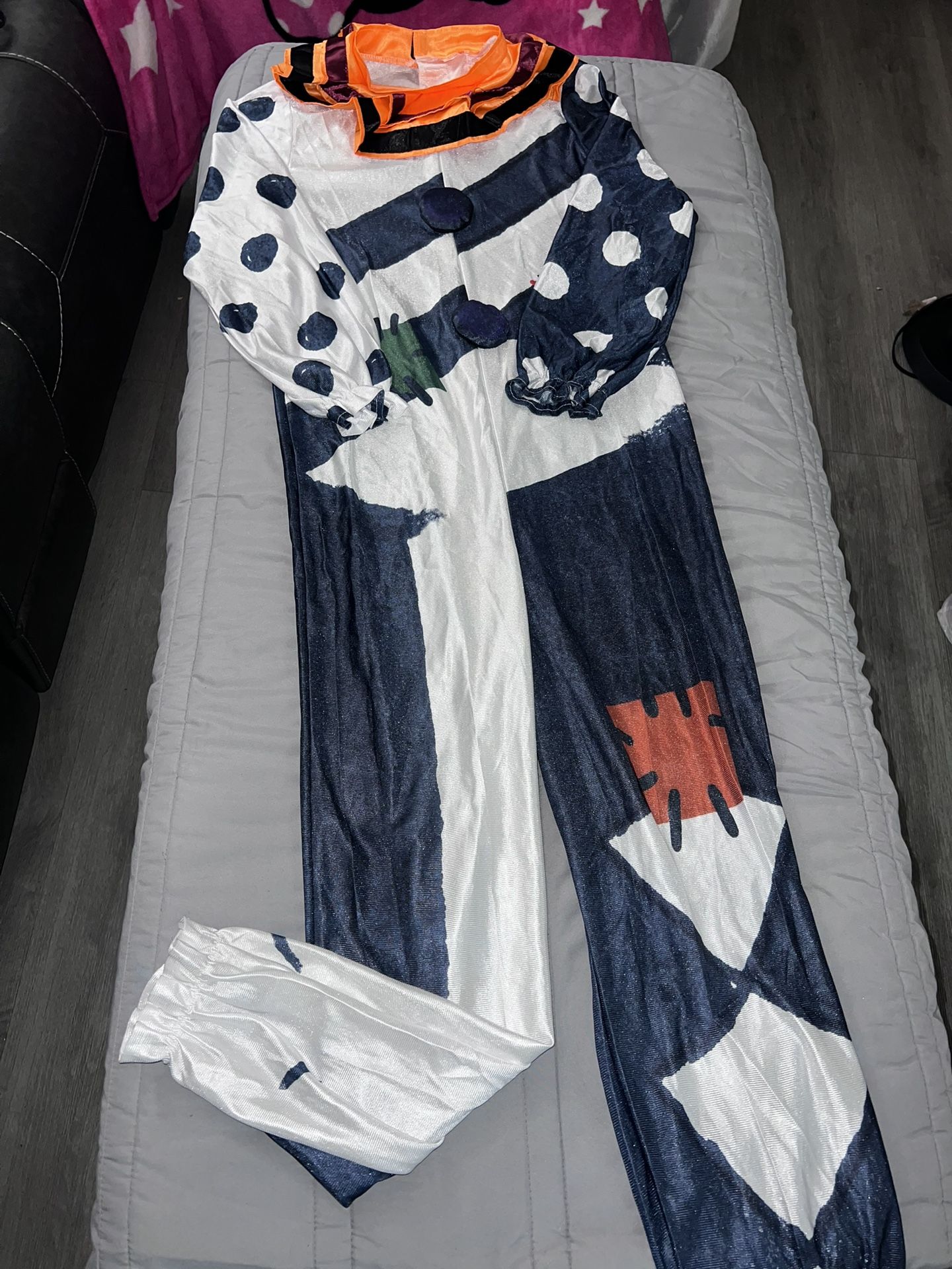 Men’s Clown Jumpsuit Costume 