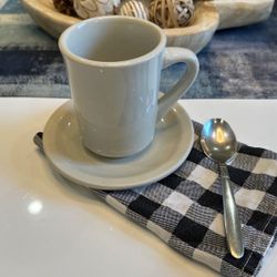 Next Day Gourmet Porcelain Tea/Coffee Mug and Saucer combo